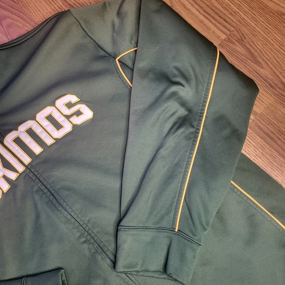 Lot Of 2 Edmonton Eskimos Green Coat & Long-sleeve Reebok Hoodie Men's XL B4 - Picture 9 of 13